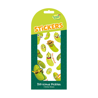 Dillicious Pickles Regular Stickers|Peaceable Kingdom