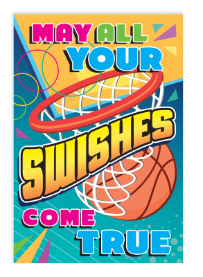 Basketball Enclosure Card|Peaceable Kingdom