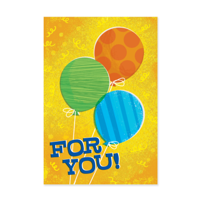 Balloons Enclosure Card|Peaceable Kingdom