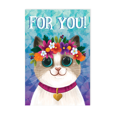 Pretty Crown On Kitty Enclosure Card|Peaceable Kingdom