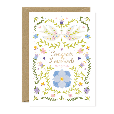 Gold Congrats Lovebirds|All The Ways To Say