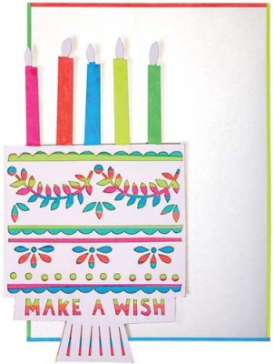 Make A Wish Cake Card-15-3505H|Meri Meri