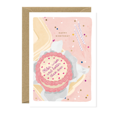 Gold Older Wiser Cake|All The Ways To Say