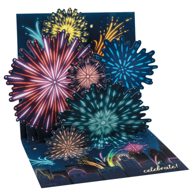 Glowing Fireworks With Light|Up With Paper