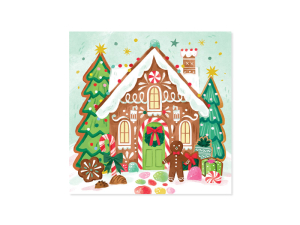 Gingerbread House With Light|Up With Paper
