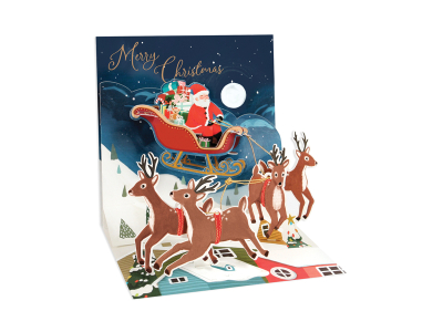 Santas Sleigh|Up With Paper