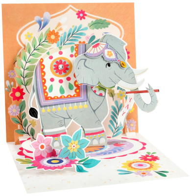 Festive Elephant|Up With Paper