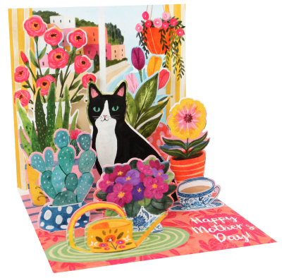Mothers Day Cat|Up With Paper