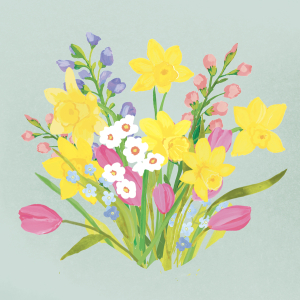 Daffodil Bouquet|Up With Paper