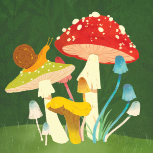 Mushroom Garden|Up With Paper