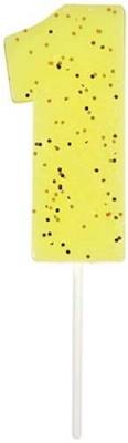 Yellow Number 1 Candle-45-2844|Meri Meri