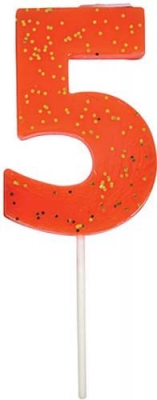 Coral Number 5 Candle-45-2848|Meri Meri