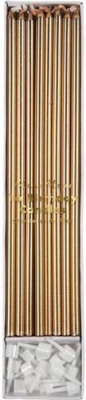Candles Long Gold|Meri Meri