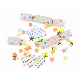 Multi Star Confetti Crackers Pk/6-45-3447|Meri Meri