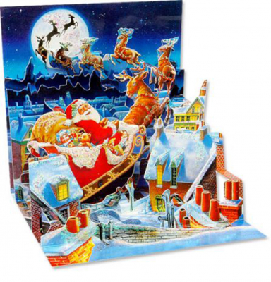Santas Sleigh Ride|Up With Paper