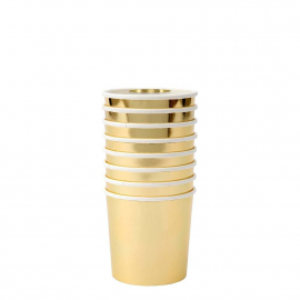 Small Gold Tumbler Cup|Meri Meri