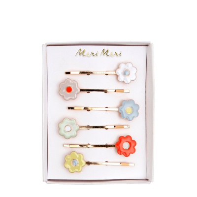 Daisy Enamel Hair Slides-45-4315|Meri Meri