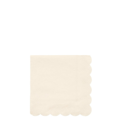 Cream Simply Eco Small Napkins|Meri Meri