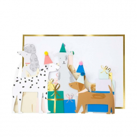 Dog Party Concertina Card|Meri Meri