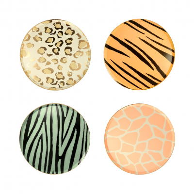 Safari Pelt Side Plates|Meri Meri