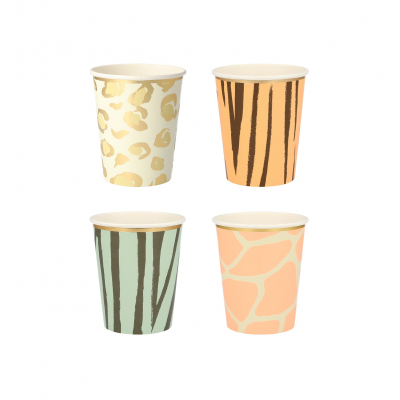 Safari Animal Print Party Cups|Meri Meri