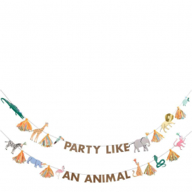 Safari Animals Large Garland|Meri Meri
