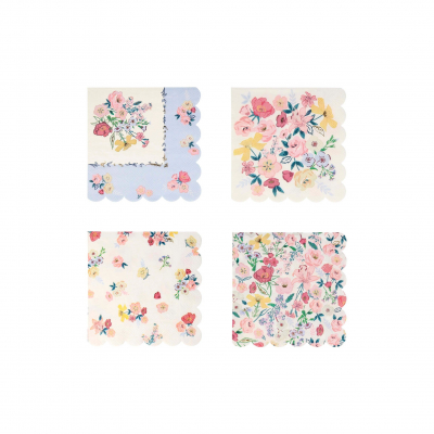 English Garden Small Napkins|Meri Meri