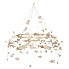 Gold Sparkle Star Chandelier|Meri Meri