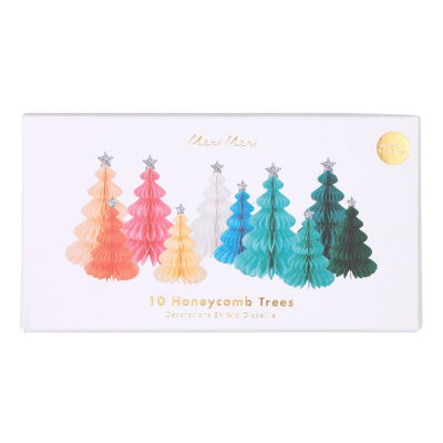 Rainbow Forest Honeycomb Decorations|Meri Meri