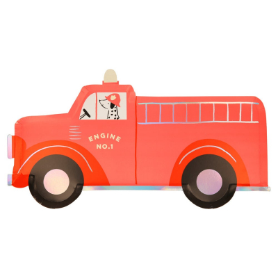 Fire Truck Plates|Meri Meri