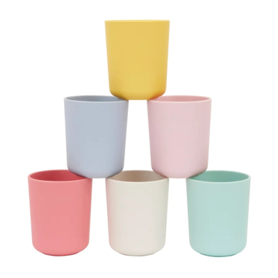 Mixed Set Bamboo Fibre Cups Set of 6|Meri Meri