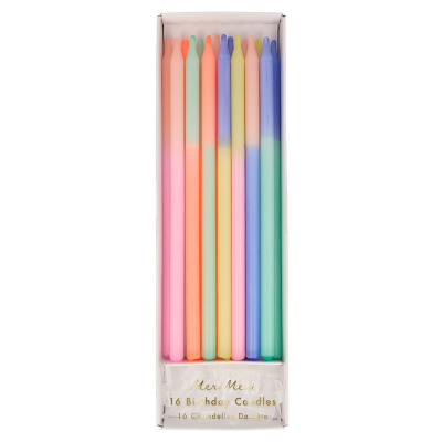 Multi Colour Block Candles|Meri Meri