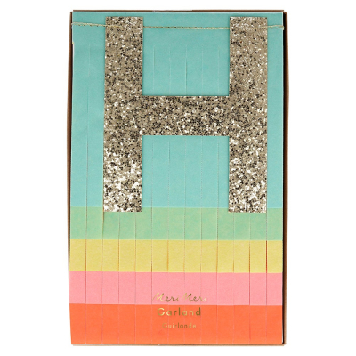 Rainbow Happy Birthday Fringe Garland|Meri Meri