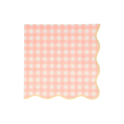 Gingham Large Napkins|Meri Meri
