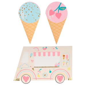 Ice Cream Valentines Cards And Bracelets Set|Meri Meri