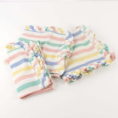 Multi Stripe Ruffle Napkins|Meri Meri