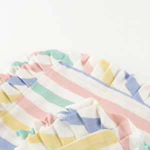 Multi Stripe Ruffle Napkins|Meri Meri