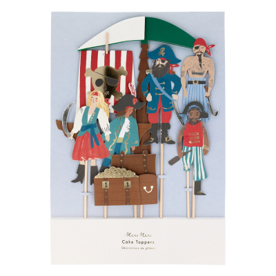 Pirates & Palm Tree Cake Toppers|Meri Meri