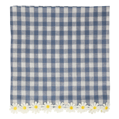 Daisy Edge Gingham Napkins|Meri Meri