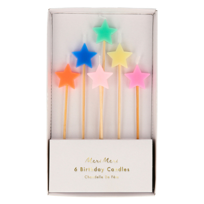 Mixed Star Candles|Meri Meri