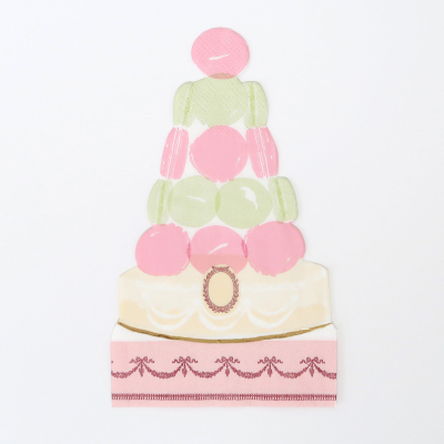 Ladur&eacute;e Paris Macaron Pyramid Napkins|Meri Meri