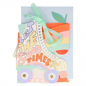 Roller Skate Concertina Card|Meri Meri