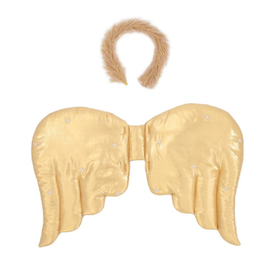 Gold Quilted Angel Wings|Meri Meri