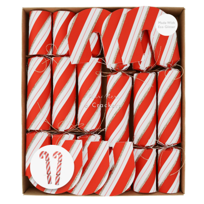 Candy Cane Shape Crackers|Meri Meri