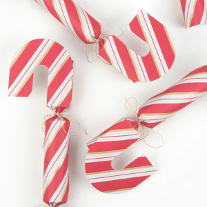 Candy Cane Shape Crackers|Meri Meri