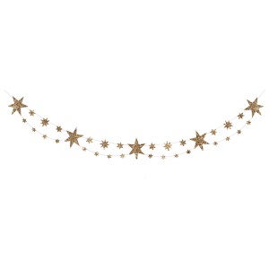 Eco Glitter Stars Garland|Meri Meri