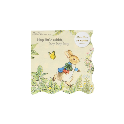 Peter Rabbit In The Garden Small Napkins|Meri Meri