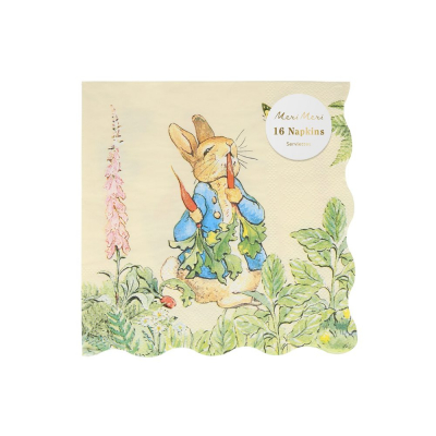 Peter Rabbit In The Garden Large Napkins|Meri Meri