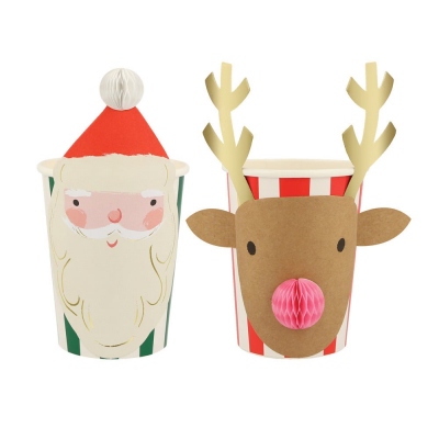 Christmas Honeycomb Cups|Meri Meri