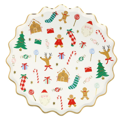 Jolly Christmas Dinner Plates|Meri Meri